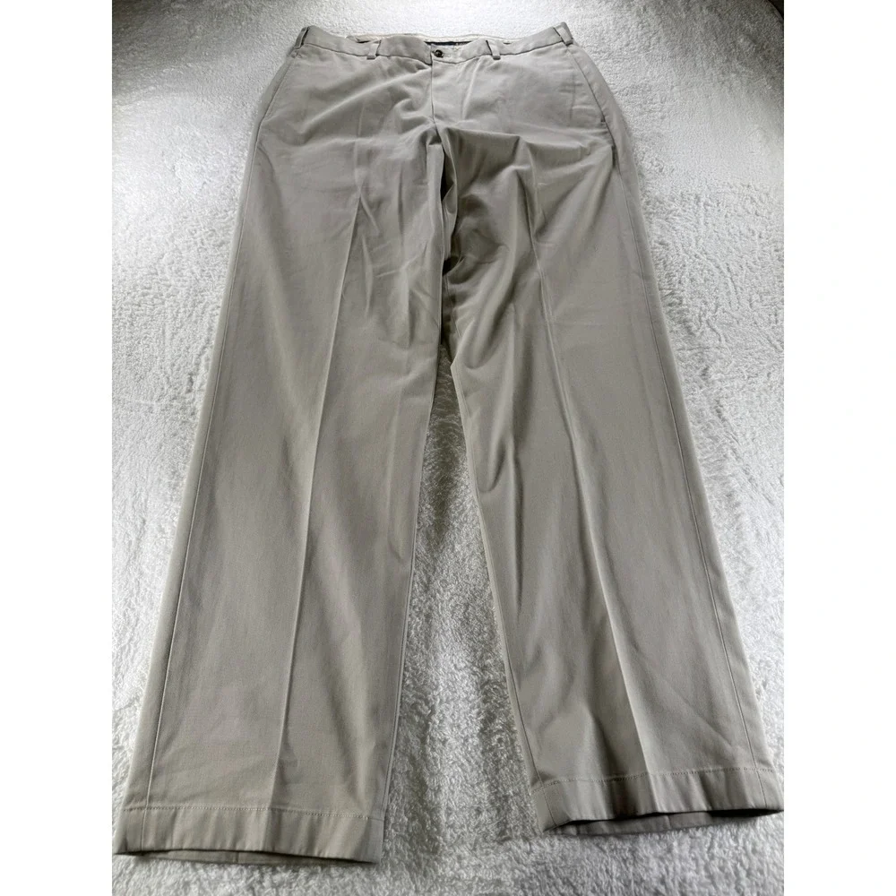 Brooks Brothers Pants Mens‎ 36 X 34 Khaki Hudson Advantage Chino Straight Fit - Picture 2 of 10